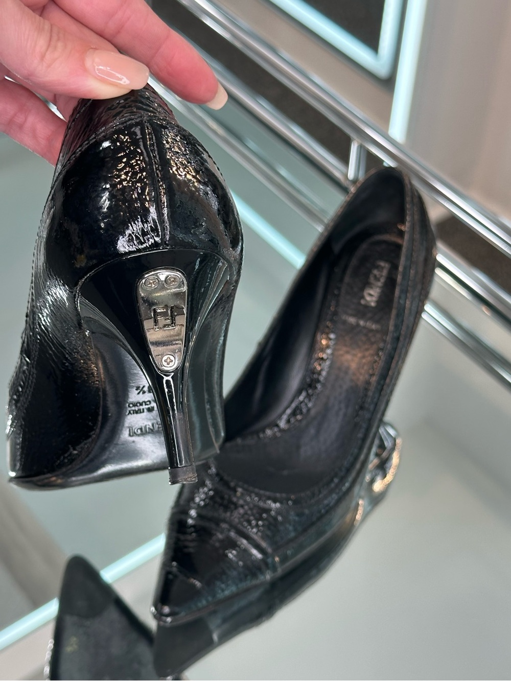 Vintage Fendi Pointed Toe Heel